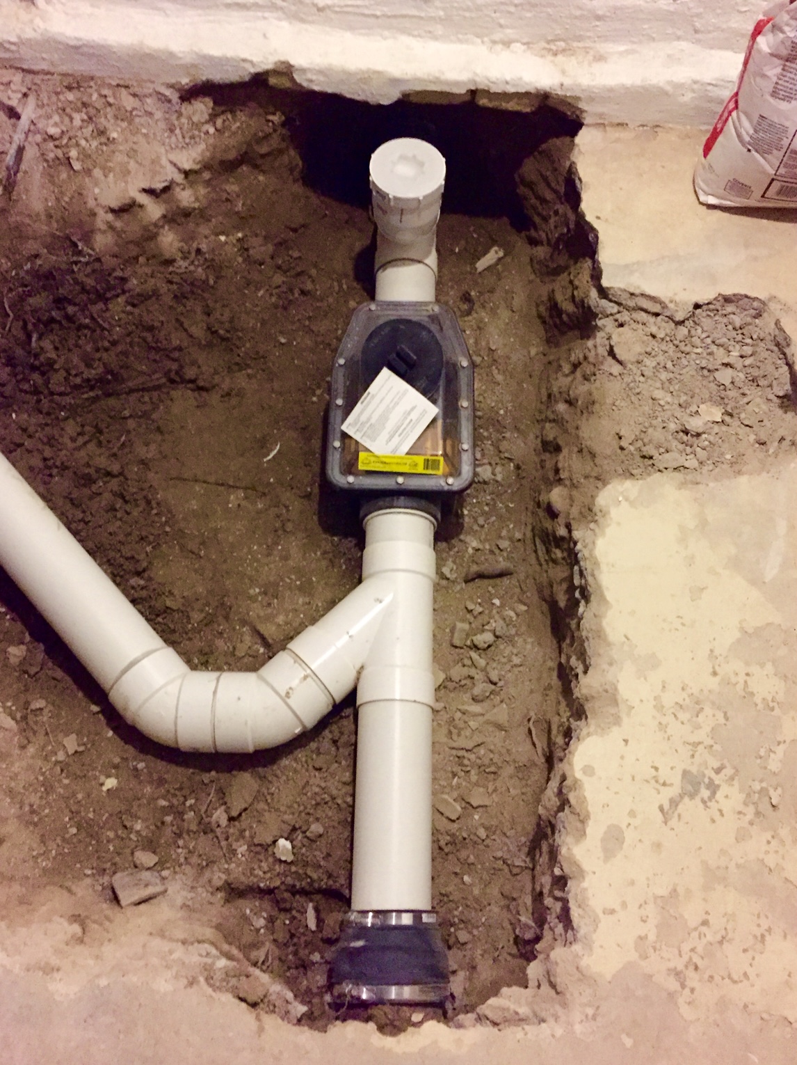 Plumbing installation project